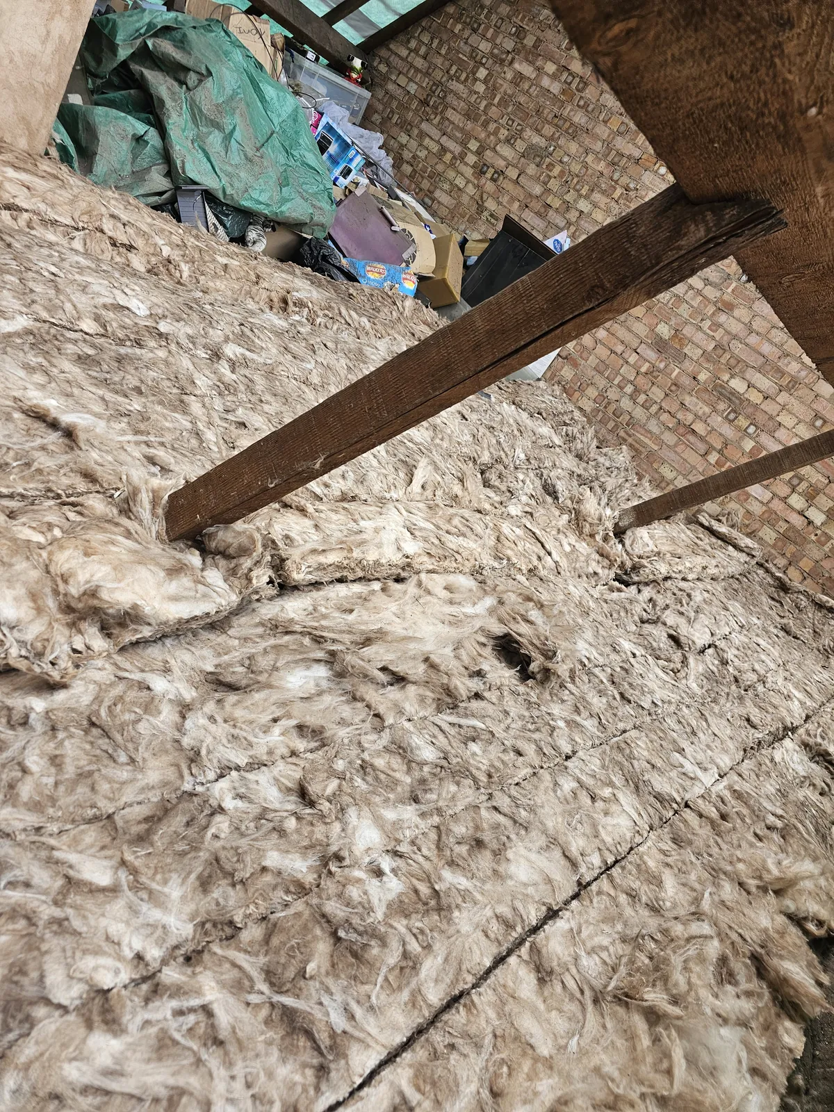 Chimney rebuild in progress