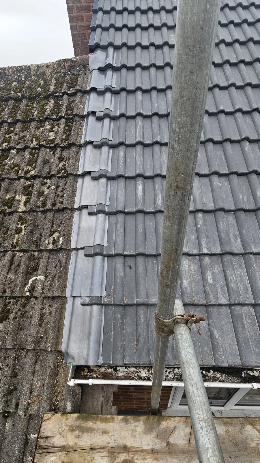 Lead step flashing detail
