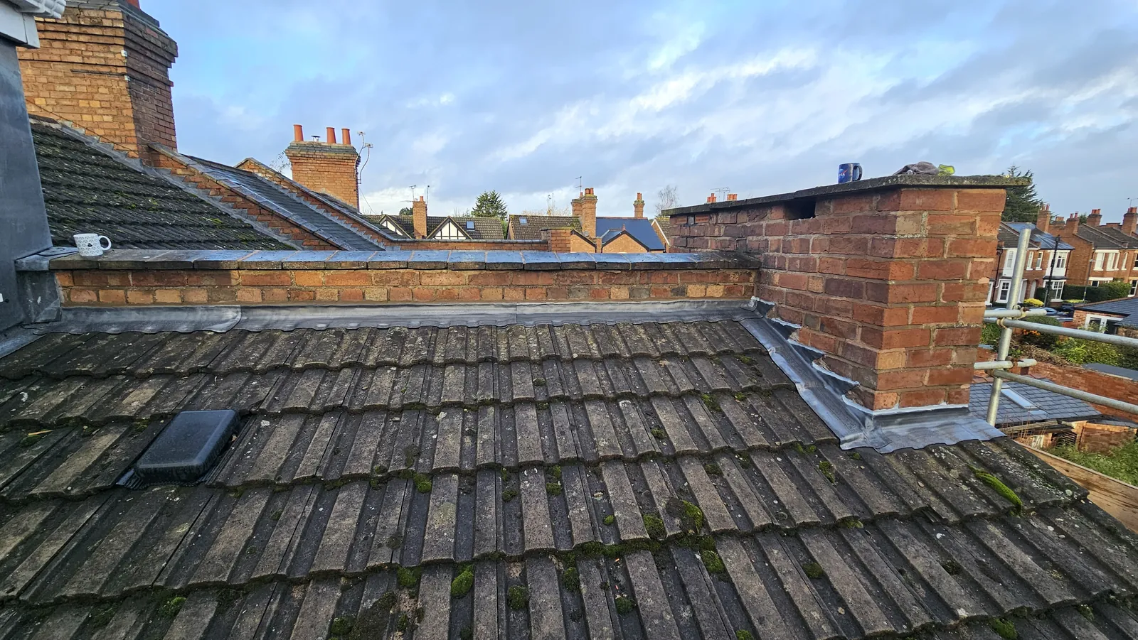 New lead flashing fitted