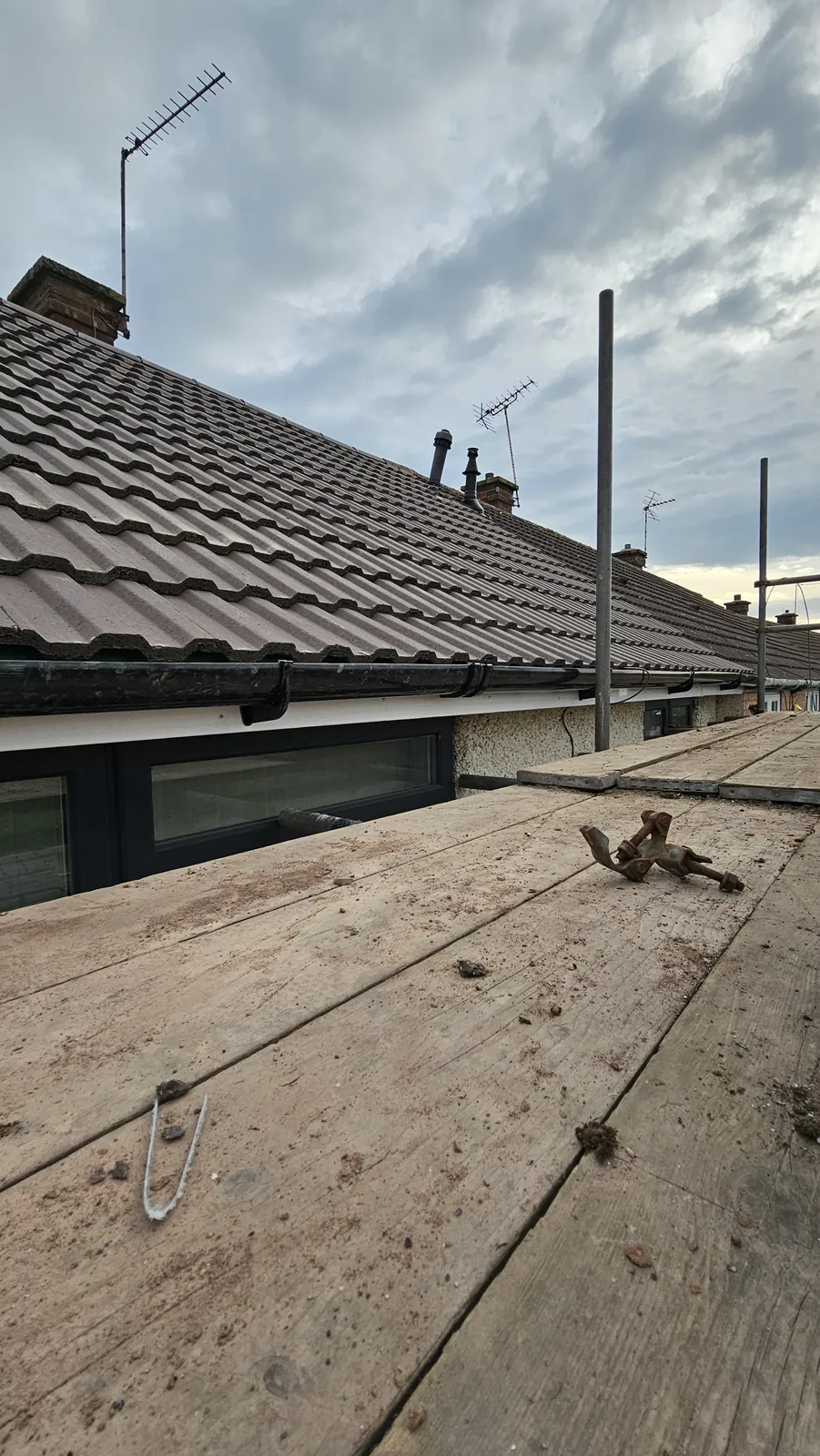 New roof with clean lines